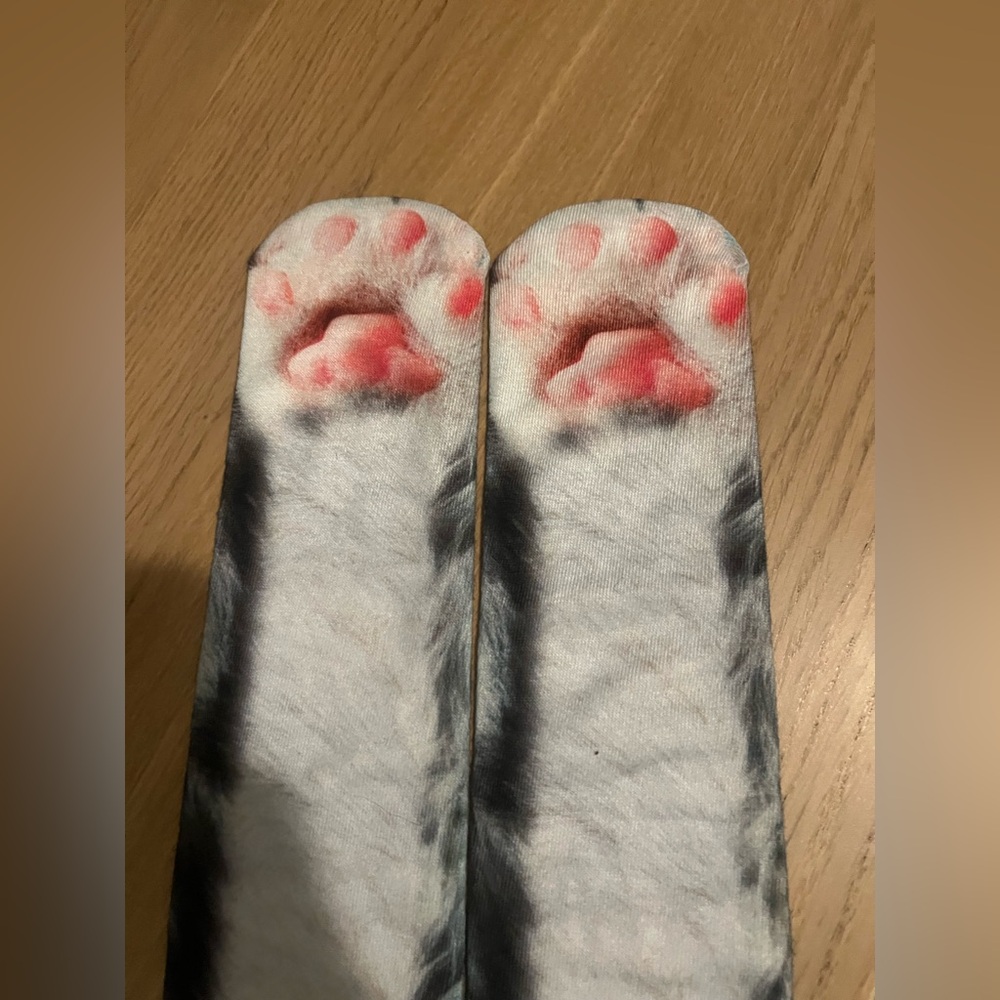 Cat Print Socks - Picture 3 of 3